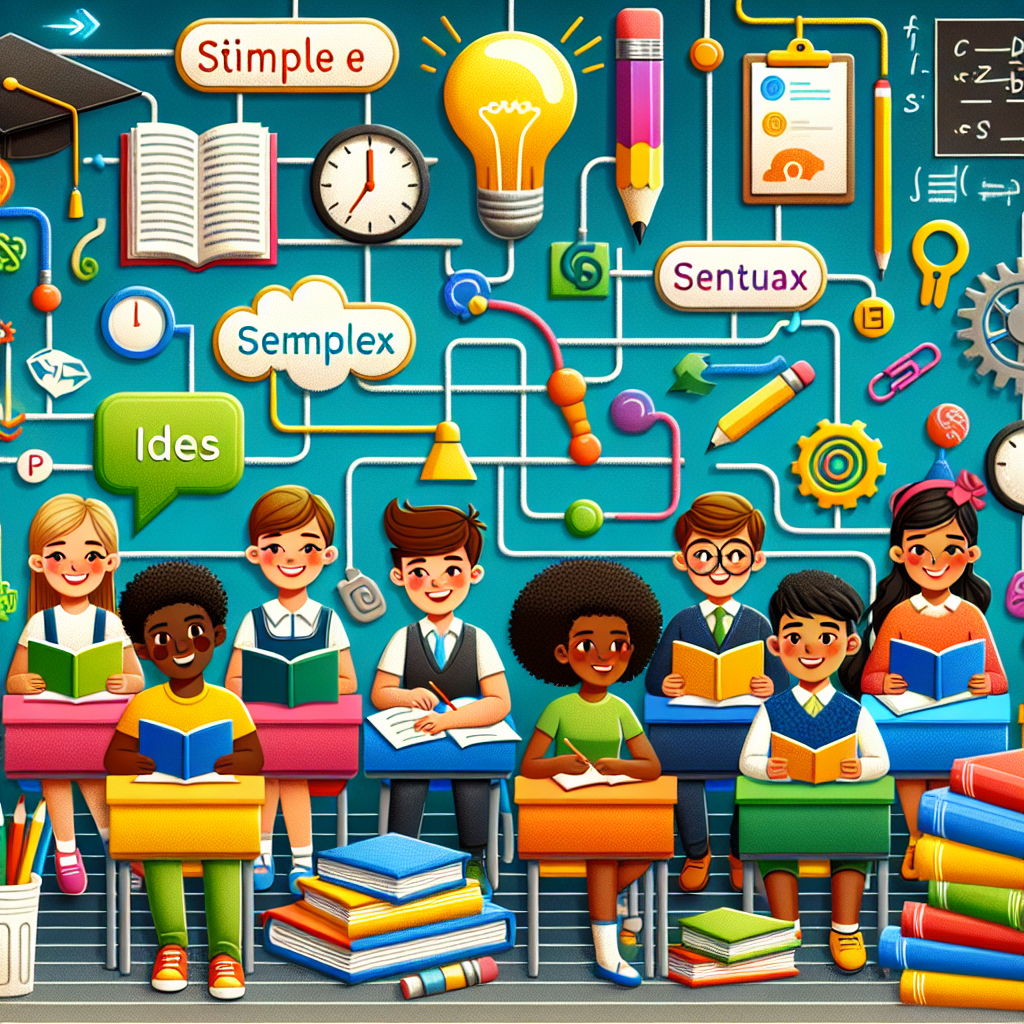 Δομή απλών και σύνθετων προτάσεων με σωστή σύνταξη – AI Quiz Theme Image