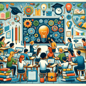 Ο ρόλος των προθέσεων και συνδέσμων στη συνοχή του λόγου – AI Quiz Theme Image